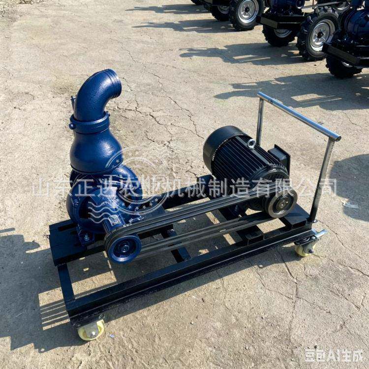拉电启柴油动力离心泵4寸6寸电机款灌溉后水泵拖拉机悬挂抽水手泵