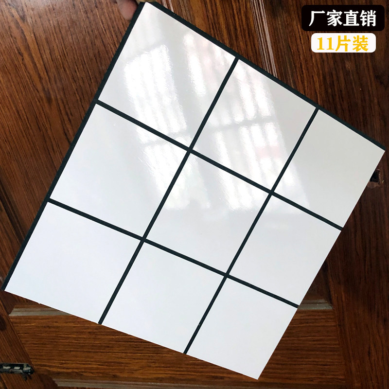 自粘3d立体铝塑板仿瓷砖墙贴卫生厨防水新房防油阻燃旧墙翻间装饰