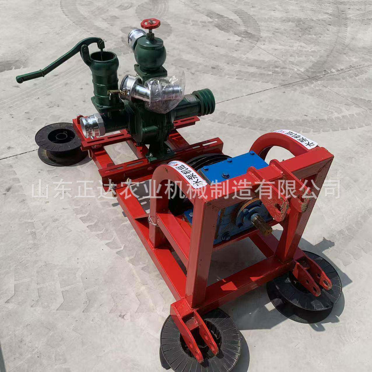 拖拉机后悬挂叶压水泵扬程150米喷灌压双水泵轮机组