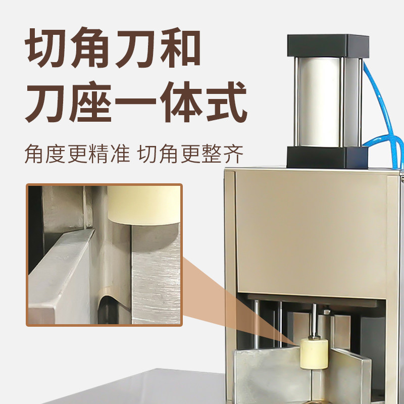 气动圆角机自动切角机PVC倒角器吊卡纸张塑料切角印后设备