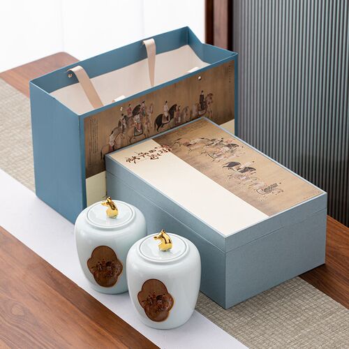 高档装通龙井茶包装碧螺春狮峰龙井陈皮红茶普洱茶用空盒包绿定制