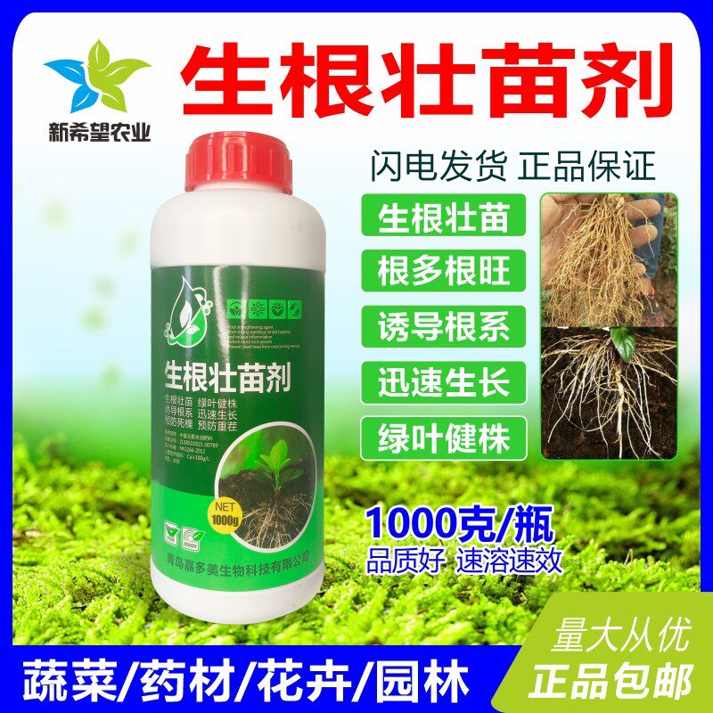 生根壮苗剂 叶菜药通苗木生根蔬根根多根旺叶面肥壮菜材用生根液