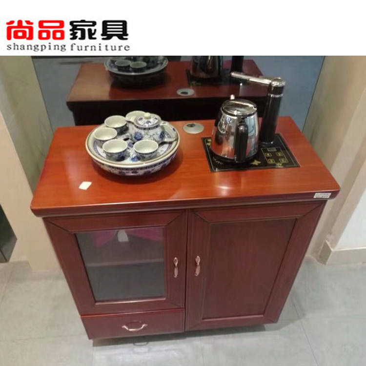 HB茶水柜茶柜办公室茶水柜办餐饮水机柜公边电纯净水桶柜带柜磁炉