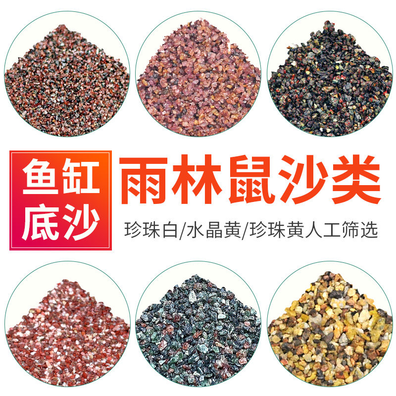 化妆细沙雨林鼠沙鱼缸底砂造景沙底沙白沙海沙寄居蟹雷龙溪流装饰图片