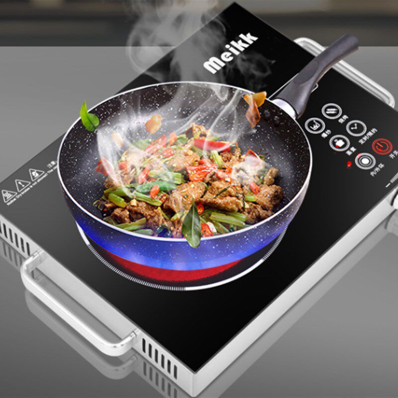 电陶炉3000W家用爆炒大功率光波三环电磁火锅电热茶炉炒菜智能