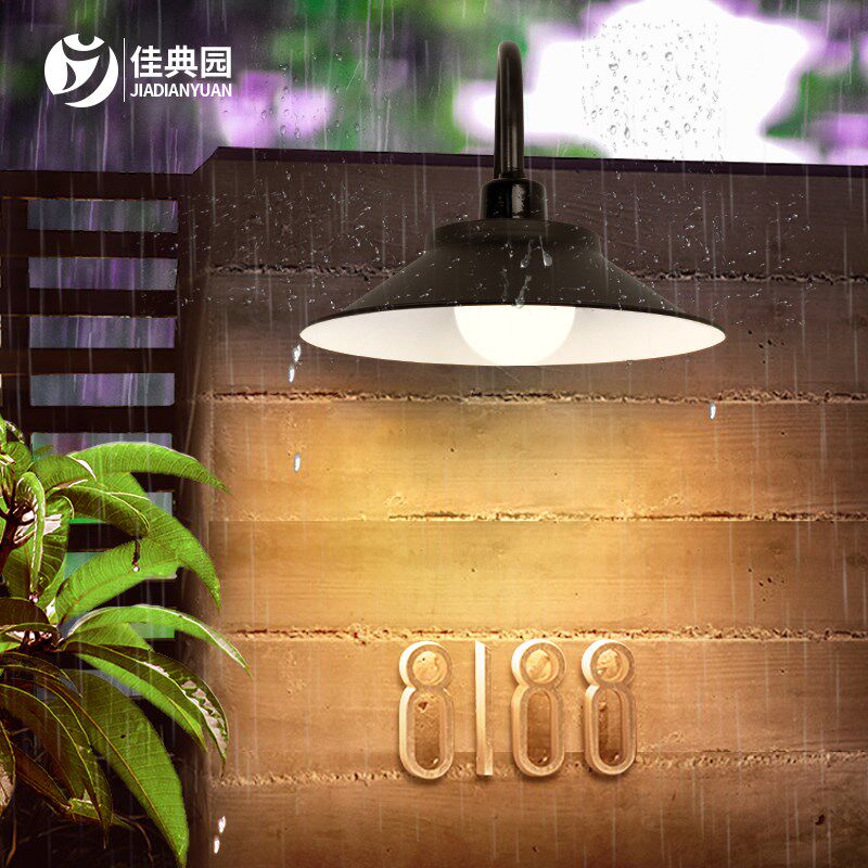 LED壁灯户外路灯工矿灯防水马路灯罩庭院灯过道灯门口 室外照明灯
