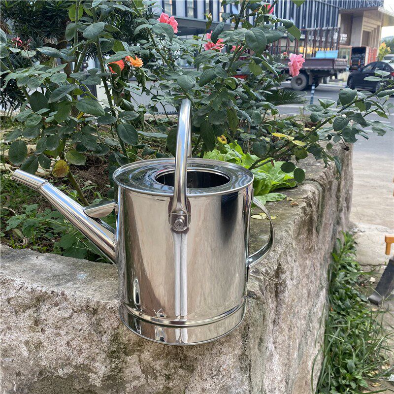 进出口带滤网304不锈钢加油桶手提加油壶长5升10升20L柴油汽油桶