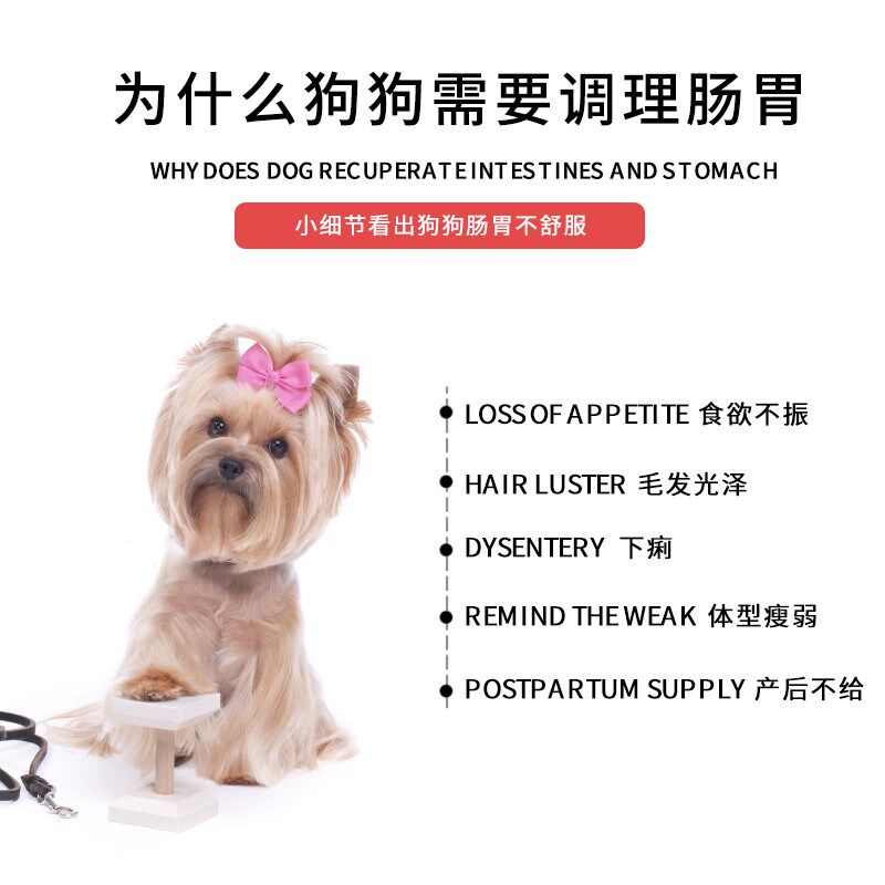 菩施康发育宝猫咪狗狗宠物幼成年猫助消化促发育肠道吸收食欲不振