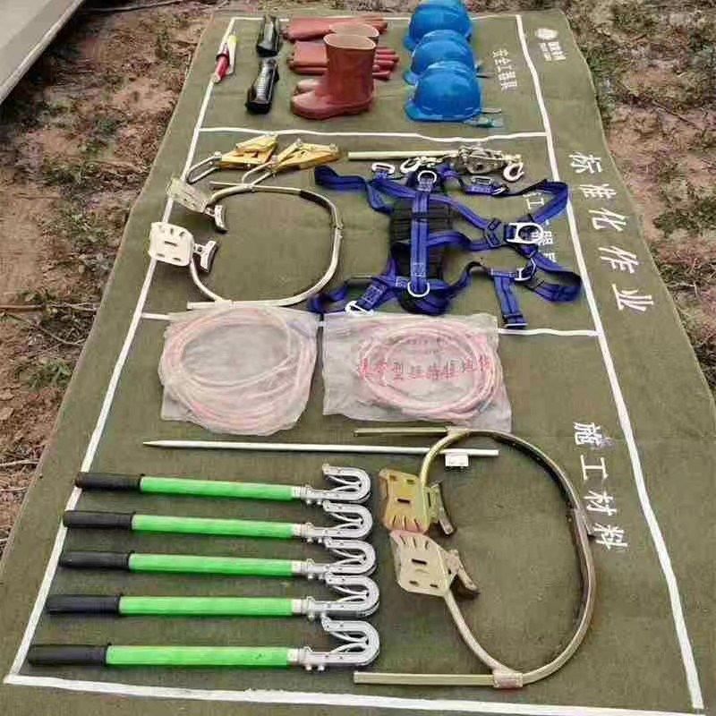 电力施工标准化摆放垫户外施工帆布作业垫安全工器具施工检修地垫