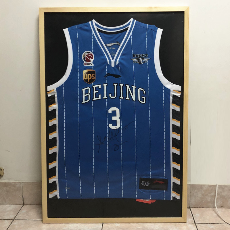 定做球衣相框装裱 挂墙足球蓝球网球纪念收藏展出衣框球衣框 定制
