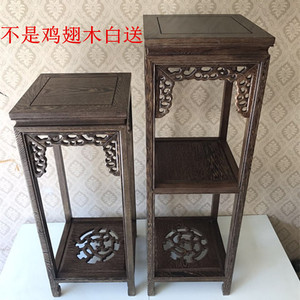 物木花几红木花架鸡翅木花梨木客厅多层盆置架花架仿古架景实架