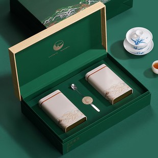 茶前包装盒空礼盒通用 明叶绿盒碧螺春毛尖茶叶罐茶叶礼茶装空盒