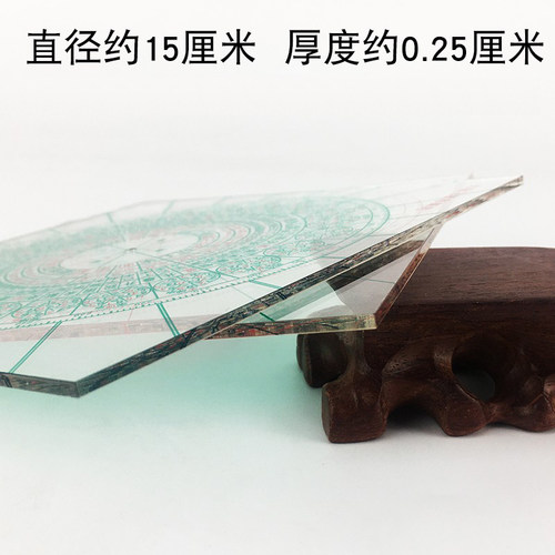 包邮八九运玄空飞星立极尺透明罗盘高精度户型八宅定位仪绘图尺