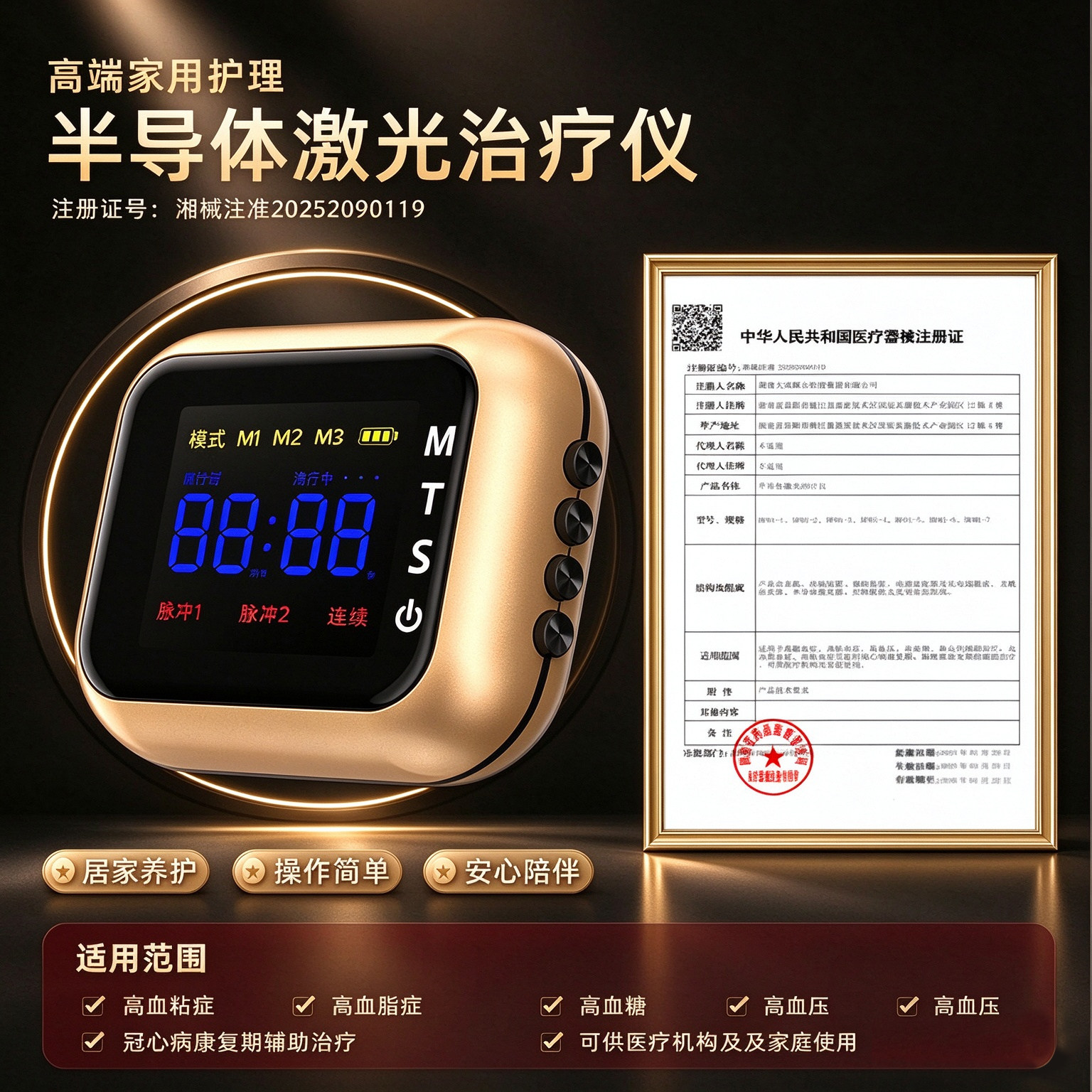祐元康激光半导体手腕表专科三高
