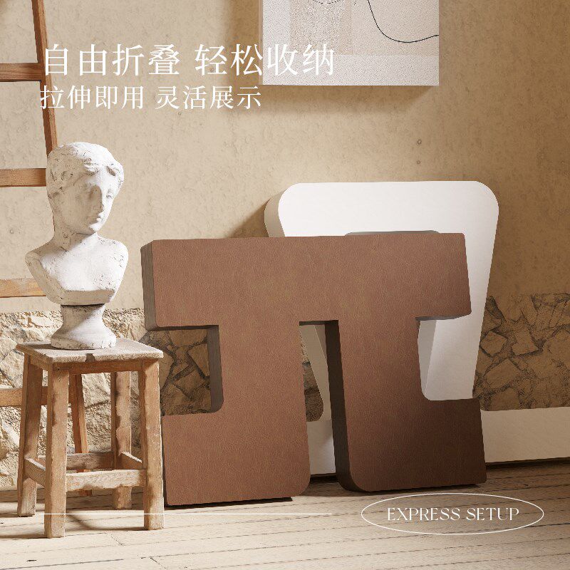 十八纸艺术置物架摆件展示架个性多层展台体验台定制装饰陈列架子