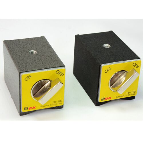 PDOK强力开关式磁力座磁铁PD-103吸力80kg外观尺寸50*55*60mm