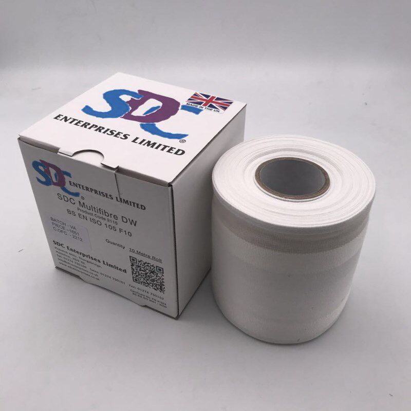SDC DW多纤维布贴衬织物洗水布六色布六纤布色牢度测试ISO105/F10
