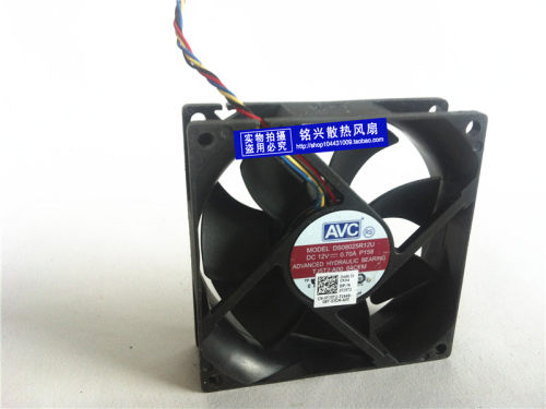 原装AVC 8025 12V 8CM/厘米 四线PWM调速 CPU风扇 DS08025R12U