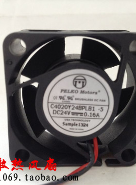 全新派尔可 PELKO MOTORS C4020Y24BPLB1-5 24V 0.16A 4020 4cm