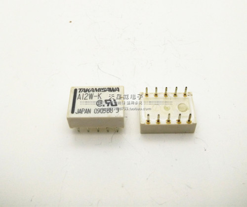 全新原装TAKAMISWA富士通继电器A12W-K 10脚1A 两开两闭