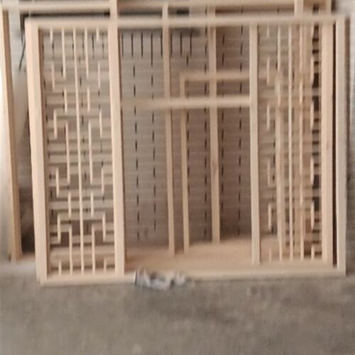 实木花格仿古门窗电视背景墙屏风隔断客厅吊顶玄关挂落镂空花板