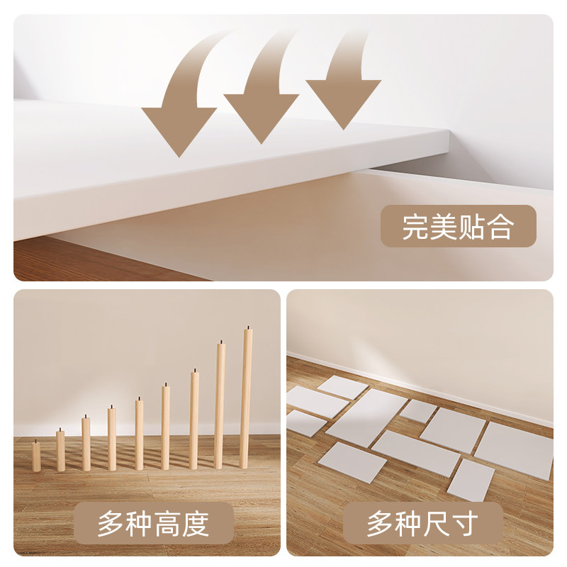 宿舍桌缝延长板桌子缝隙填充墙缝挡板寝室桌面电脑增高置物架定制图片