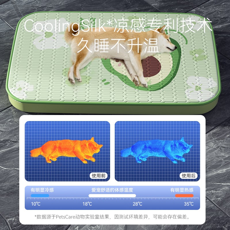 狗垫子四季通用狗窝夏季可拆洗狗床狗狗睡垫小型中型犬夏天凉席垫