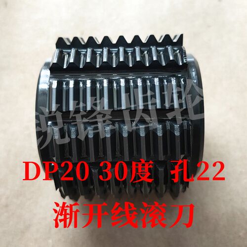 渐开线滚刀 DP20 压力角30度 内孔22 河冶高速钢6542