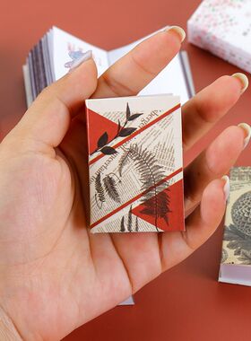 火柴盒便签本迷你小本子便携随身小号火彩本超小记事本可撕口袋本