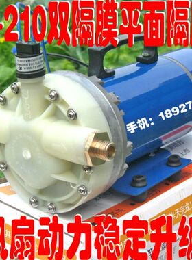 带风扇直流12V24V48V60V72V高压打药机电动喷雾5G-210 230隔膜泵