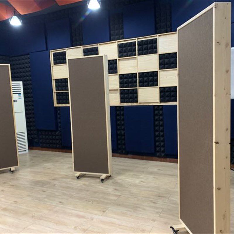 [简单声音]录音棚专体可动移吸音用去混响消除驻波声学模块吸音板