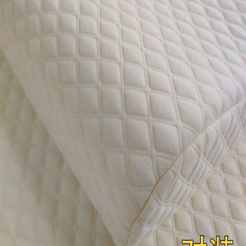 四季橡胶枕头枕套乳胶枕套60x40一对装50x30蝶形大人棉质儿童枕套