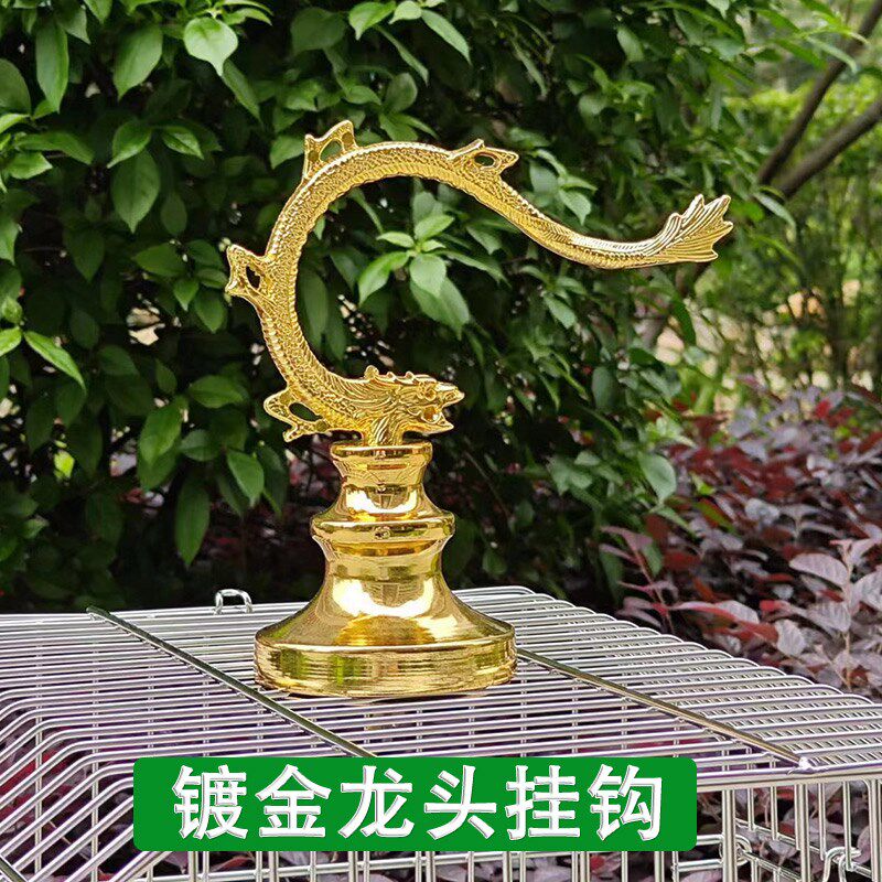 不锈钢八哥鸟笼特大号家用豪华别墅笼子玄凤鹦鹉专用笼可洗澡新款
