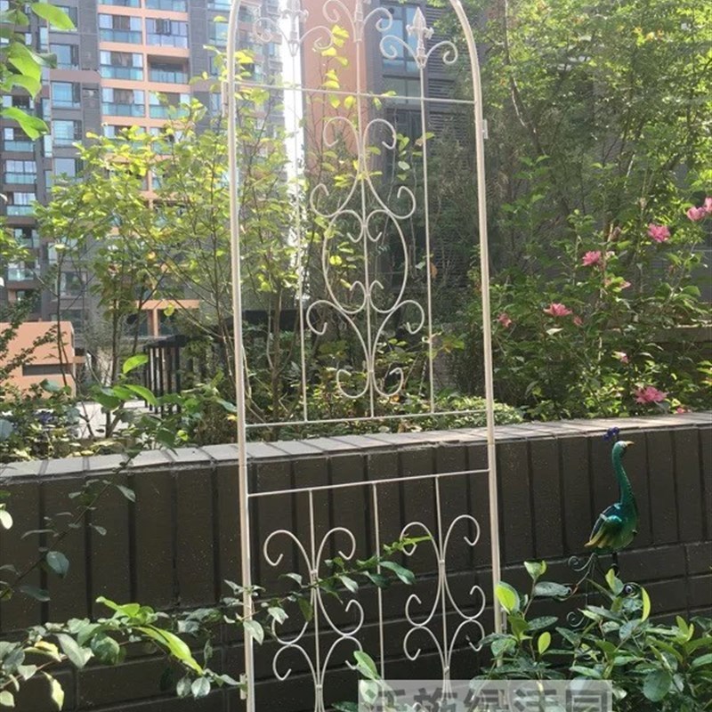 两片包邮高2.2米爬藤架花支架铁线莲月季架子靠墙屏风网格花插片