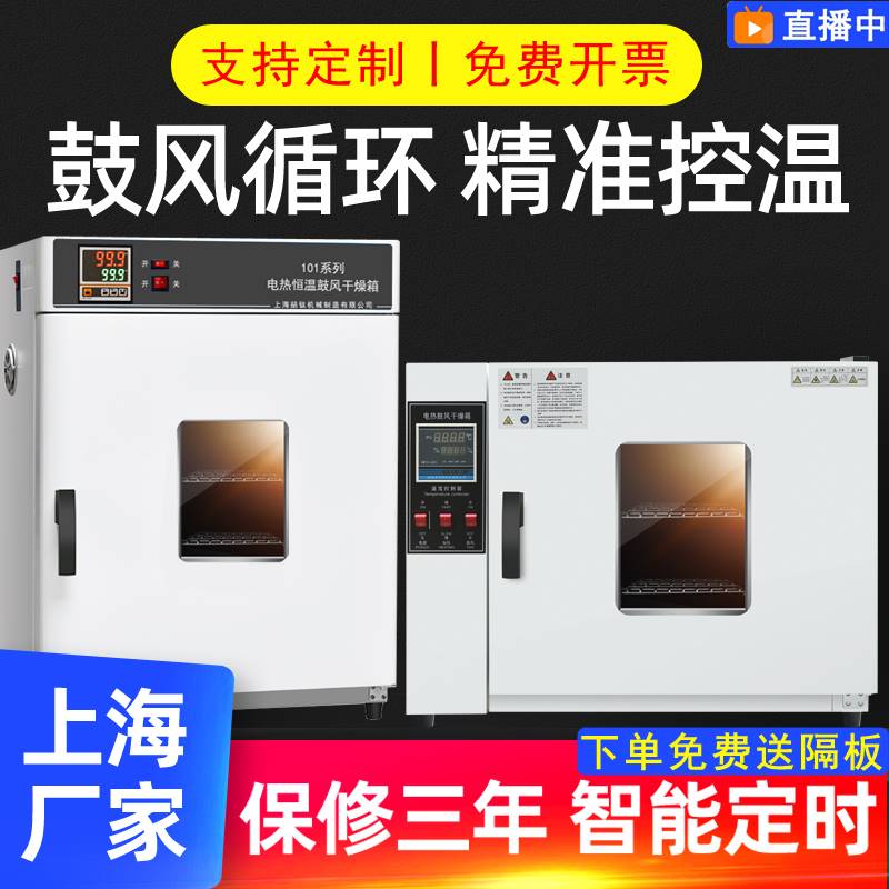 电热恒温鼓风小烘箱工业实验室干燥箱烘干机老化试验箱大灯烤箱