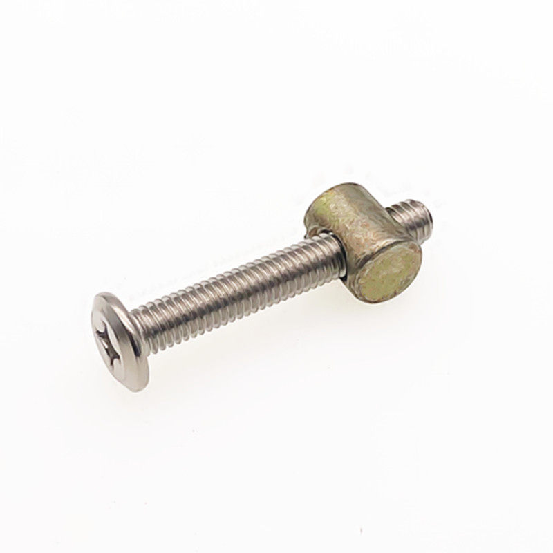 M6婴儿童床螺丝家具木床书桌橱柜五金配件螺丝连接件配锤仔螺母