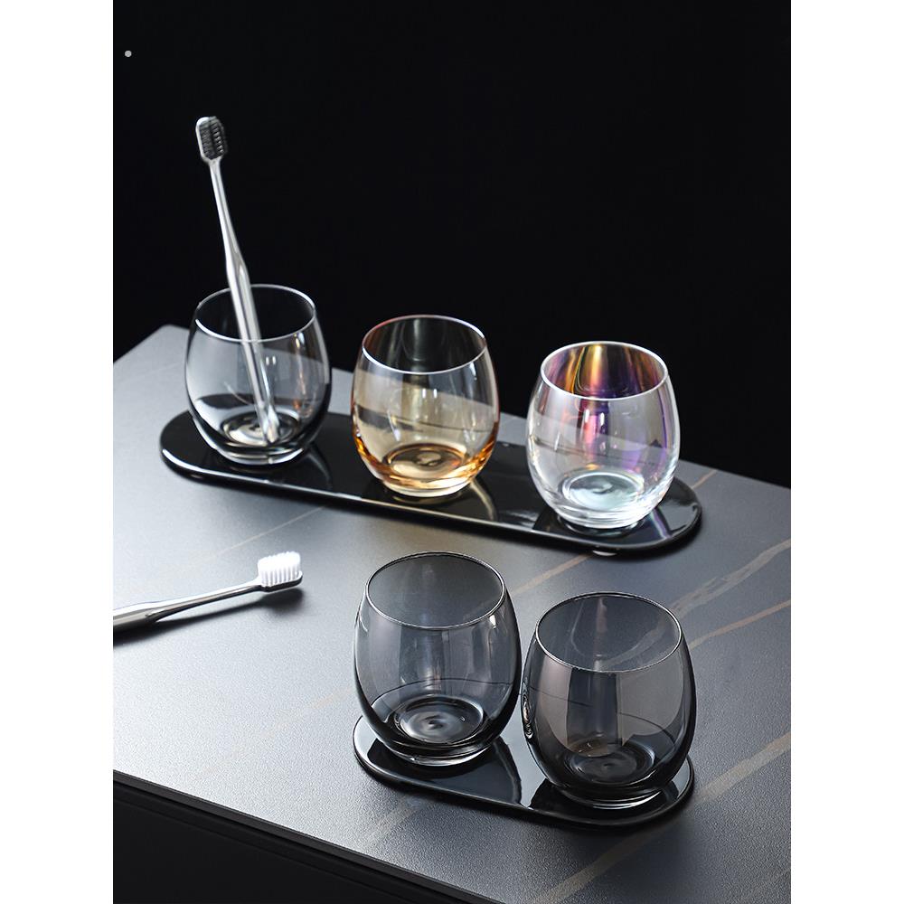 星级酒店民宿漱口杯，高端网红款，简易杯，情侣用玻璃牙刷杯