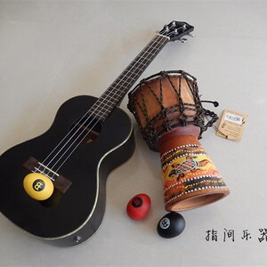 德瑞TERRE 入门级5寸非洲鼓 原木光面 整木掏空