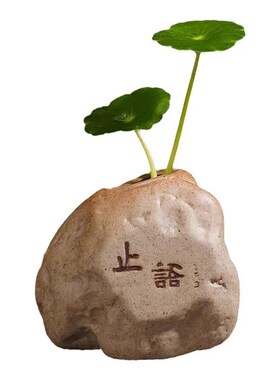 陶瓷禅意水培绿萝花盆器皿创意小花器粗花瓶装饰客厅茶桌装饰摆件