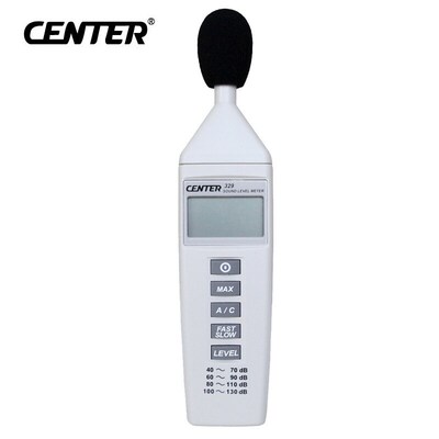 台湾群特CENTER329 噪音计分贝仪音量测试声级计噪声检测仪