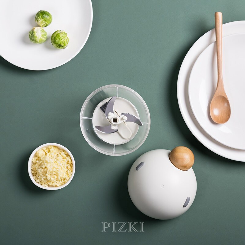 多功能手动料理机 捣蒜泥神器 宝宝辅食机 绞肉机 小巧方便易清洗