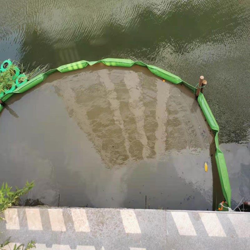 水体生态软围隔河道分段围隔蓝藻围隔拦污栅拦截网防污屏围油栏带