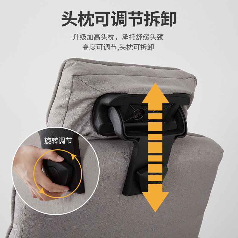 懒人沙发单人房间座椅可折叠宿舍躺椅网红沙发椅客厅休闲靠背椅子