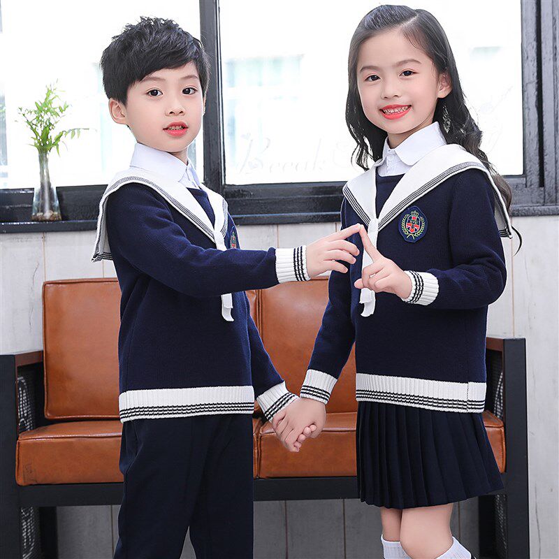 幼儿园园服春秋装英伦海军风jk制服儿童校服套装小学生班服秋冬装