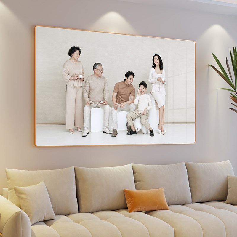 全家福相框挂墙定制照片洗相片做成婚纱照水晶画框结婚照相册裱框