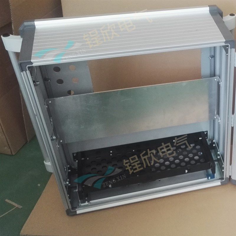 抽屉式鼠标键盘悬臂控制箱铝合金吊臂箱触摸屏控制柜显示器操作箱