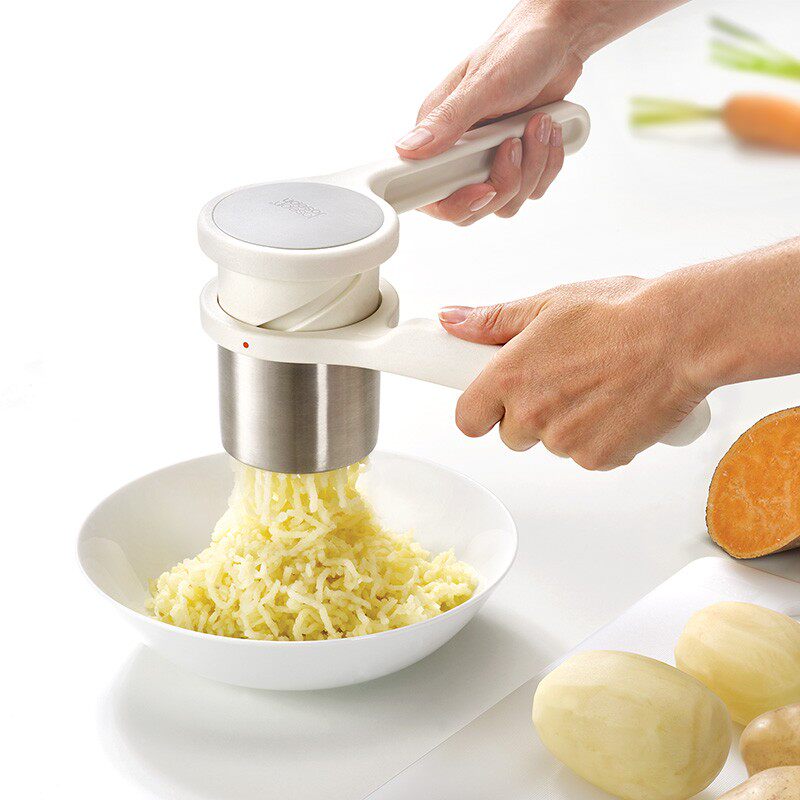 JosephJoseph多功能手动土豆泥压泥器旋压器儿童辅食捣碎器20100