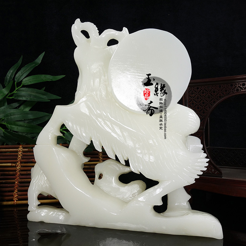 天然阿富汗白玉三羊开泰招财摆件三阳开泰生肖羊客厅家居摆设