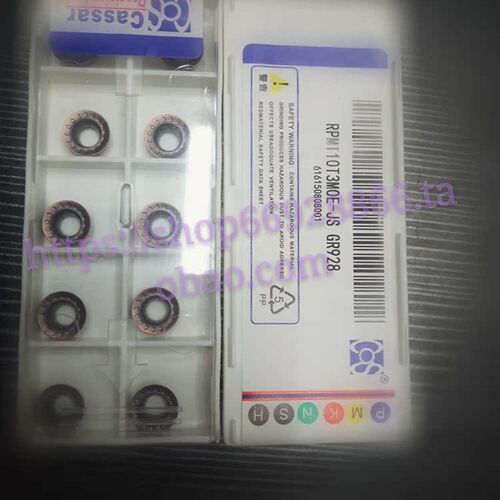 卡赛Cassar数控刀片R5圆铣刀片 RPMT10T3MOE-JS GR928不锈刚