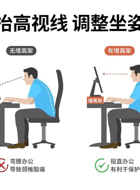 转角电脑增高架办公桌置物架工位显示器办公室桌面神器三角区改造